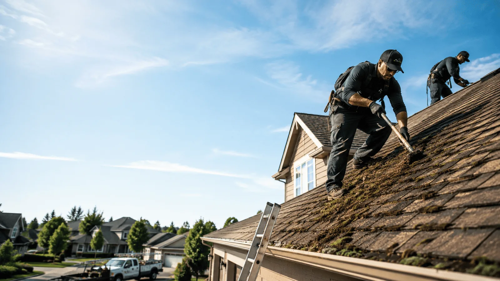 Roof Moss Removal in Taylor, PA near me